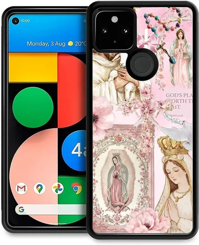 Vista 143 de Compatible con Google Pixel 4A 5G Mobile Case Creative Acrylic Back Panel Silicona Edge Case Slim Protección Especialmente para Google Pixel 4A 5G