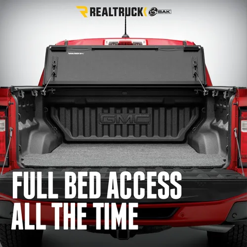 Vista 3 de RealTruck BAK BAKFlip G2 - Funda rígida plegable para cama de camioneta 226406 Se adapta a Toyota Tacoma 2005-2015 con sistema de pista OE, cama