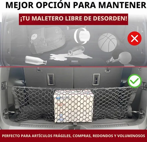 Vista 4 de Red de carga de malla para maletero estilo sobre para GMC Acadia Buick Enclave Chevy Traverse 2010-2025, Accesorios Exteriores Automotrices