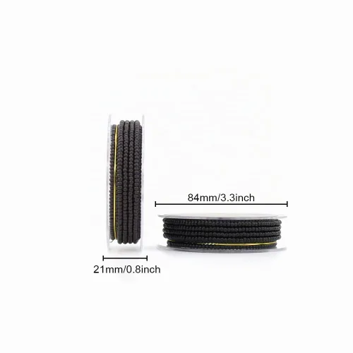 Vista 2 de 1000 cuentas precargadas de nano-cuentas forradas de silicona de 0.118 pulgadas para extensiones de cabello, extensiones de cabello humano