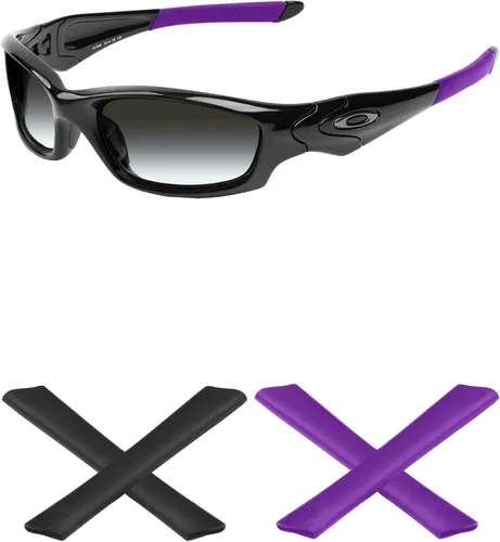 Vista 23 de Mryok Auriculares de repuesto para gafas de sol Oakley Straight Jacket 2007 - Opciones Negro