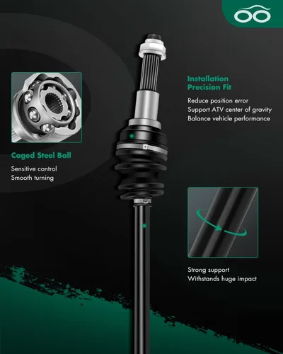 Vista 5 de SCITOO Conjunto de eje de eje CV 2014-2018 2019 para Yamaha Viking 700 VI Wolverine R-Spec trasero izquierdo derecho