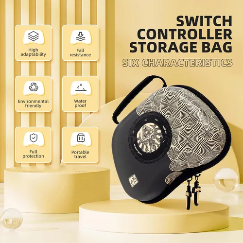 Vista 6 de Switch Pro Controller, Wireless Switch Controllers with Carrying Storage Case, Upgraded Gamepad Switch Remote Replacement for Switch Controller