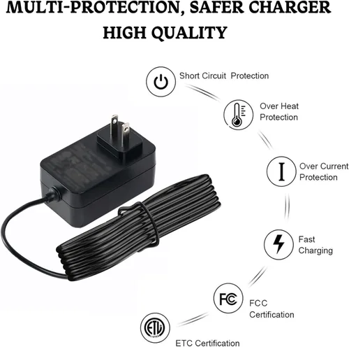 Vista 6 de Adaptador de fuente de alimentación de 5V 2A compatible con Yealink T54W SIP-T54W T46U T57W SIP-T44W T43U MP56 T53W T48U T34W IP Phone PS5V2000US