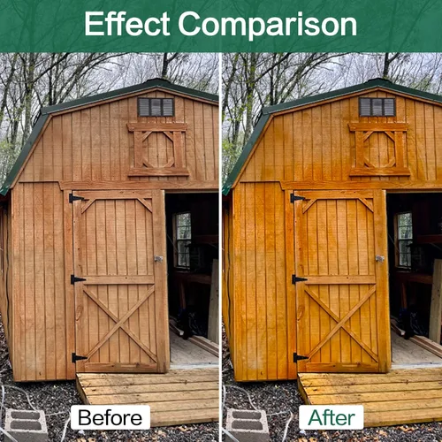 Vista 3 de 1 galón de 100% aceite de tung puro para acabado de madera - Seguro para alimentos para encimeras, muebles y pisos - Acabado de aceite de tung 100%