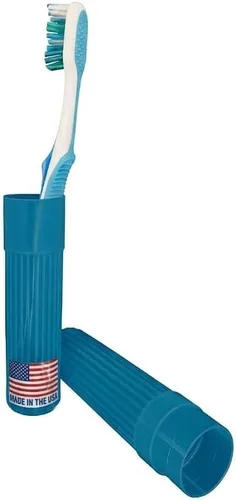 Vista 15 de American Comb Soporte para Cepillos de Dientes - Negro, Fabricado en EE.UU., con Orificios de Ventilación, para Fundas de Cepillos de Dientes