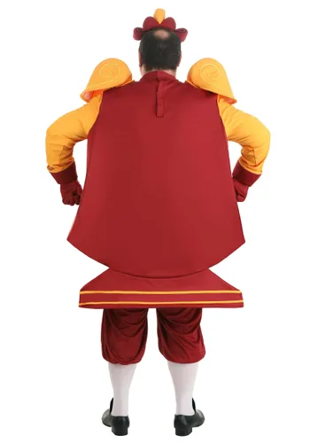 Vista 3 de Disfraz de Cogsworth para hombres talla grande de La Bella y la Bestia de Disney Multicolor