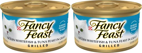 Vista 11 de Purina Fancy Feast - Comida para gatos húmeda, en salsa, enlatada y grillada