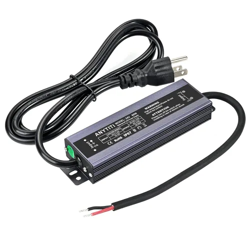 Vista 12 de Controlador LED, fuente de alimentación LED IP67 salida impermeable 30W DC12V 2.5A enchufe de 3 clavijas 4.5 pies (12 V 30 W) Para tiras LED