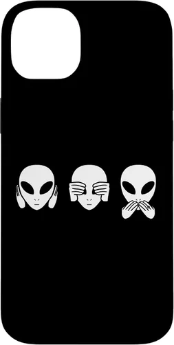 Vista 15 de Alien See Hear Speak No Evil Funny Extraterrestrial Space Case for iPhone 17