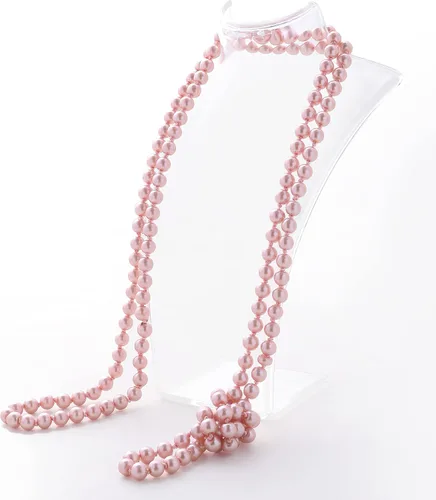 Vista 35 de BABEYOND - Collar de perlas sintéticas estilo art deco de la década de 1920, collar de perlas largas para fiesta de disfraces de estilo Gatsby