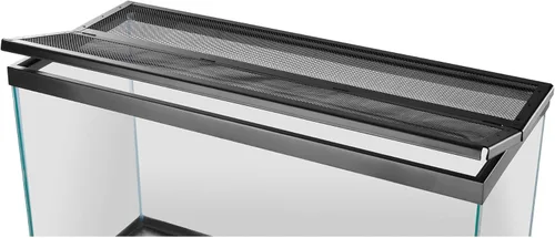 Vista 3 de Zilla Cubierta de pantalla con bisagra central para reptiles, 24" x 12