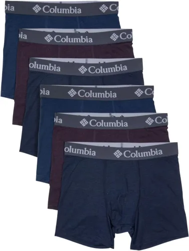 Vista 3 de Columbia Exclusivo de Amazon Paquete de 6 Calzoncillos Bóxer de Rendimiento Negro