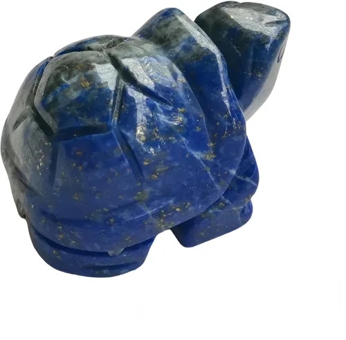 Vista 14 de Estatuas de animales talladas a mano de tortuga de sangre africana natural, coleccionables, cristales de 1.5 pulgadas y escultura de piedras