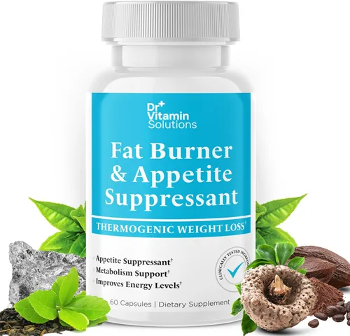 Vista 9 de Quemador de grasa para mujeres y hombres – Supresor del apetito para bajar de peso – Pastillas con potenciador de metabolismo suplemento termogénico