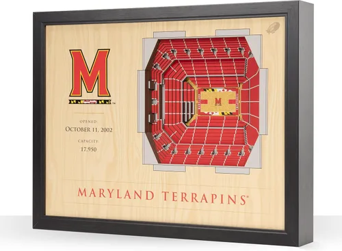 Vista 23 de YouTheFan NCAA Arte de Pared StadiumView de 25 Capas