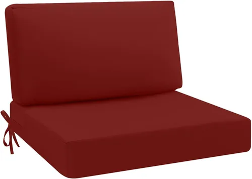 Vista 26 de idee-home Cojines impermeables para asiento de exteriores, para muebles de patio, cojines de repuesto para asiento profundo Hampton Bay