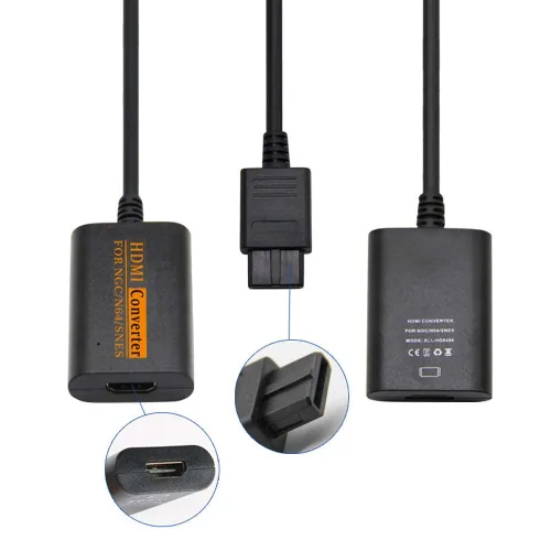 Vista 2 de Jacose HDMI Adapter for N64 Game CubeSNES