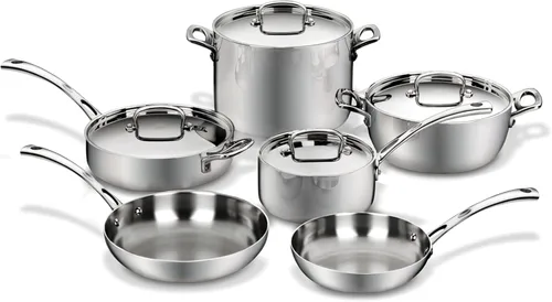 Vista 6 de Cuisinart Horno Holandés Clásico Francés de Acero Inoxidable Tri-Ply de 4.5 Cuartos con Tapa