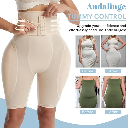 Vista 4 de Almohadillas moldeadoras de cadera para mujer, moldeador de glúteos con almohadillas para glúteos, moldeador acolchado de cadera para hacer que
