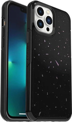 Vista 15 de OtterBox iPhone 13 Pro Max y iPhone 12 Pro Max (Solo) - Funda de la Serie Symmetry - Cama de Rosas - Ultra-Elegante - Carga Inalámbrica Compatible