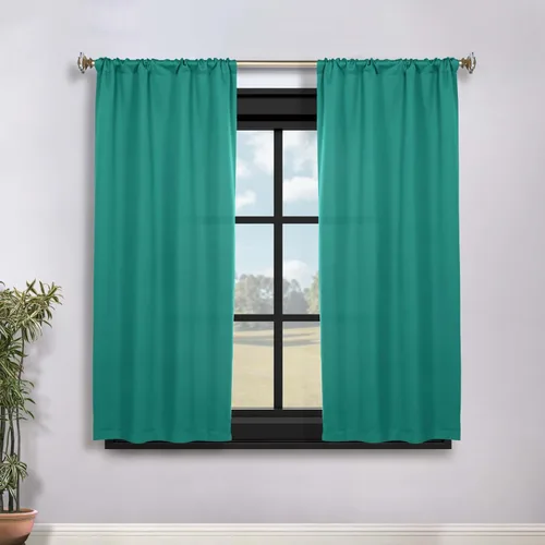Vista 109 de Superior Cortinas opacas, oscurecimiento de habitación, dormitorio, cortinas, cocina, detalles de ventana de sala de estar, bloqueo solar, térmico