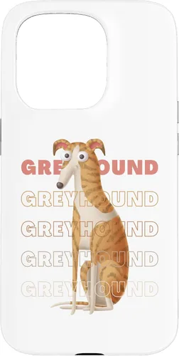 Vista 14 de Greyhound Big Eyes Funny Cartoon Sighthound Lover Design Case for iPhone 17