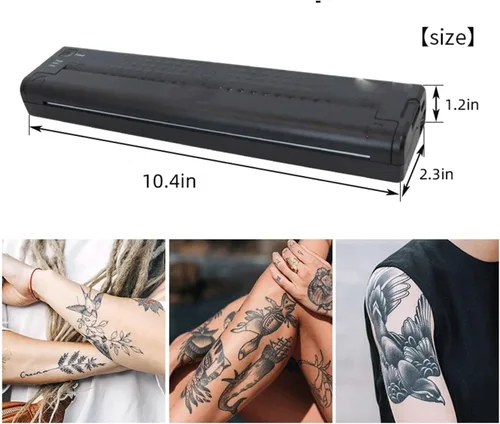 Vista 2 de Tattoo Template Printer Kit Hot Copier Transfer Machine Drawing Mini Portable Stencils Supplies