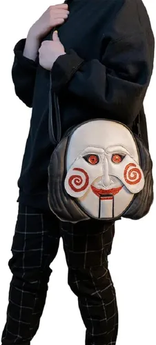 Vista 2 de Trick Or Treat Studios Bolso de marionetas Saw Billy, Blanco
