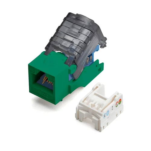 Vista 11 de TRUE CABLE Conector Keystone sin herramientas Cat5e, sin blindaje (UTP), PoE++ (4PPoE) 100W, certificación UL, verificado ETL, certificado ANSI/TIA