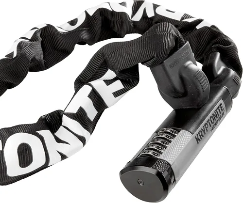 Vista 3 de Kryptonite Kryptolok 990 - Cerradura de cadena combinada para bicicleta, 3 pies de largo, resistente, antirrobo, vendida, segura, segura, cerradura