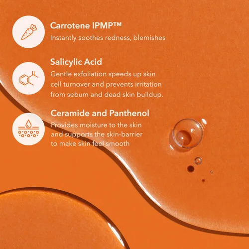 Vista 5 de APRILSKIN Carrotene IPMP Gel de baño exfoliante Gel de baño de ácido salicílico mejora la piel áspera y con baches, acné corporal, queratosis