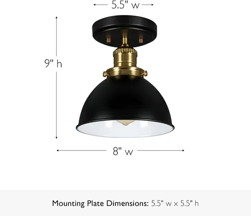 Vista 23 de Design House, 519736 Ajax 3 Luces, Luz para Tocador, Bronce, 519686, 60watts, 120.00 volts