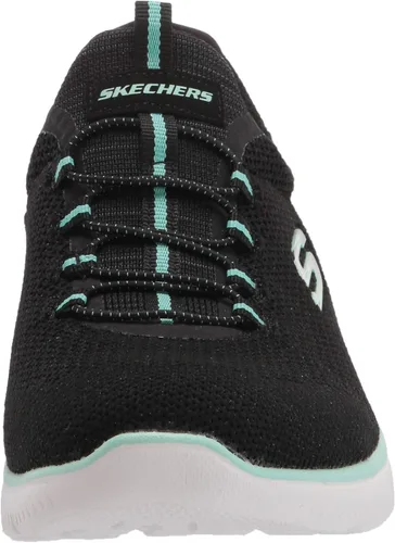 Vista 2 de Skechers Summits - Zapatillas clásicas para mujer color gris y morado