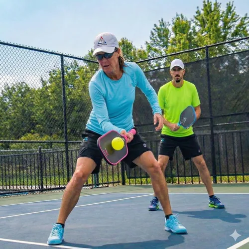 Vista 5 de EPP PowerFoam Core Pickleball Paletas - Diseño de superficie de fibra de carbono premium para un control definitivo