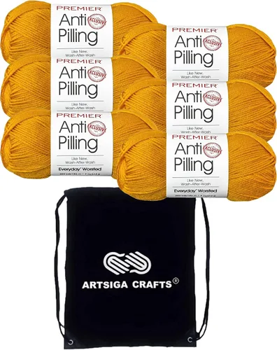 Vista 58 de Premier Yarns Antibolitas para todos los días Blancanieves 100-1 Dn100-1-Snow-White