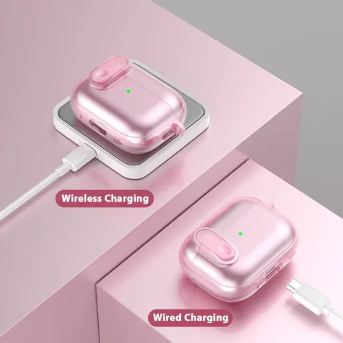 Vista 7 de VISOOM Paquete de 2 fundas para Apple Airpods Pro 1 2 fundas para mujer