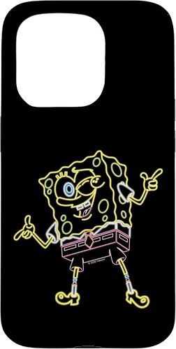Vista 14 de Spongebob Squarepants Carcasa Neon Line Art para iPhone 17
