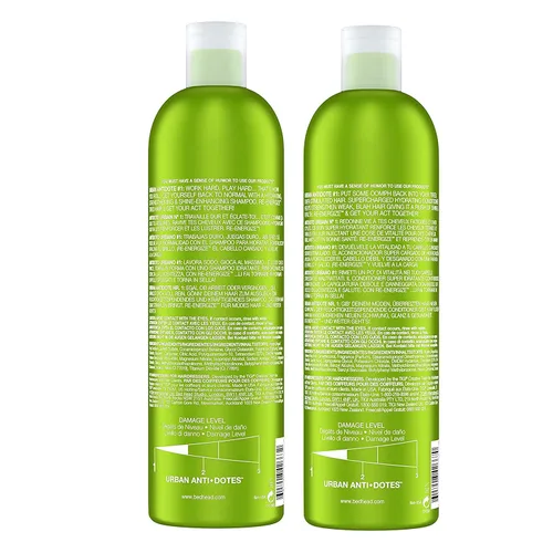 Vista 2 de Champú y acondicionador diario reenergizante Urban Antidotes de Bed Head por TIGI 25.36 fl oz, 2