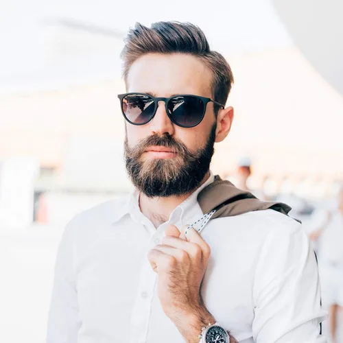 Vista 5 de Gafas de sol para mujer y hombre, vintage, retro, redondas, protección UV, paquete de 2