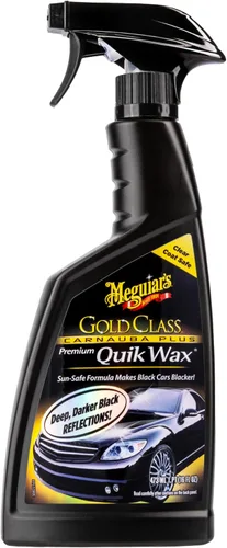 Vista 4 de Meguiar 's G7716 Clase de oro, paños de microfibra y cera Quik de carnaúba Plus Premium, paquete, Cera