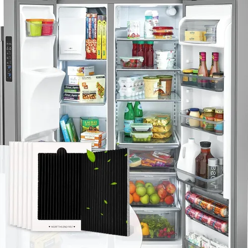Vista 2 de Paquete de 6 filtros de aire para refrigerador, filtro activado por carbón compatible con Frigidaire y Electrolux Pure Air Ultra Reduce los olores