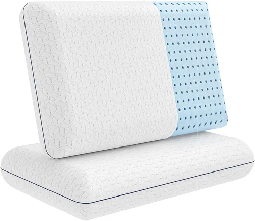 Vista 10 de Vaverto Almohadas de espuma viscoelástica - Almohada refrescante firme