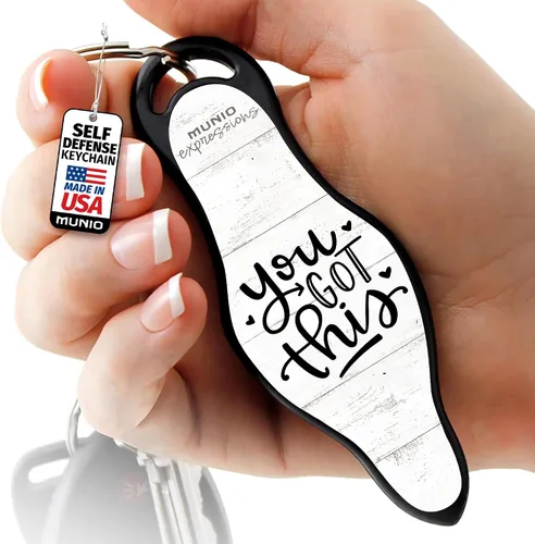 Vista 14 de MUNIO Self Defense Keychain - Personal Safety Tool for Men, Women & Kids Siempre mi madre