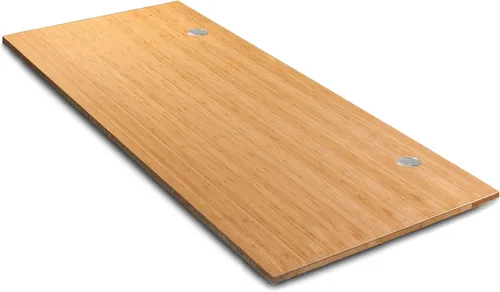 Vista 10 de Mesa de escritorio de bambú 100% sólido de 48 x 27.5 x 1 pulgadas, solo para escritorio de pie, escritorio de oficina en casa (ángulo derecho)