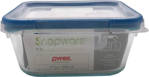 Vista 6 de Set completo de recipientes de plástico Snapware, Rectangle, Transparente