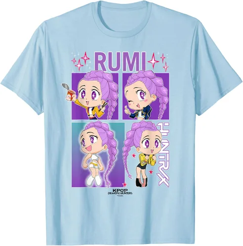 Vista 30 de Camiseta con licencia oficial de Kpop Demon Hunters Rumi