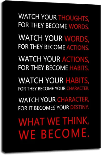 Vista 63 de Arte Motivacional para Pared Core Values Póster Inspiracional Impresiones Inspiradoras en Lienzo Obras de Arte para Oficina Sala de Estar Decoración