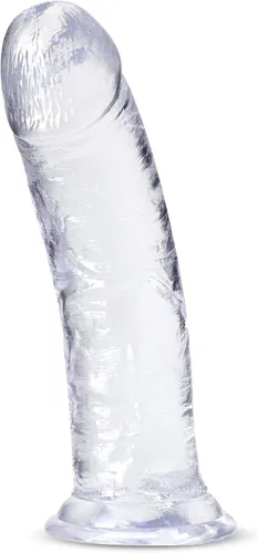 Vista 4 de Blush B Yours Plus Roar N' Ride - Consolador realista de 8 pulgadas, suave hecho a mano para juego anal, coño y pegging para adultos, juguete sexual