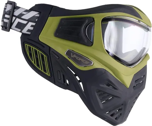 Vista 5 de VForce Grill 2.0 - Máscara de paintball con doble lente térmica, cocodrilo